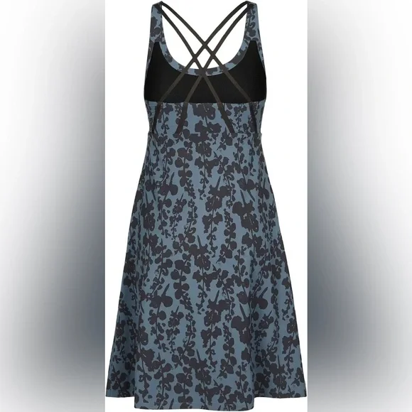 Royal Robbins Spotless Evolution Floral Tank Active Dress Womens Size 4 - Picture 2 of 13